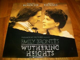 Wuthering Heights Laserdisc Ld Very Rare Ralph Fiennes