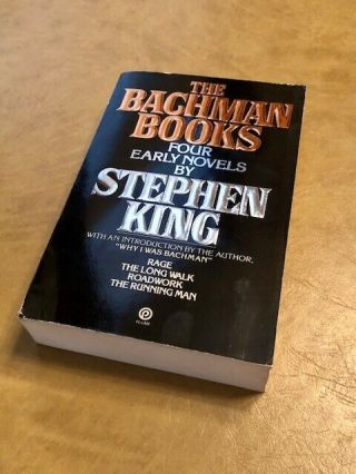 The Bachman Books By Stephen King Large Paperback 1985 Rage Rare First Printing