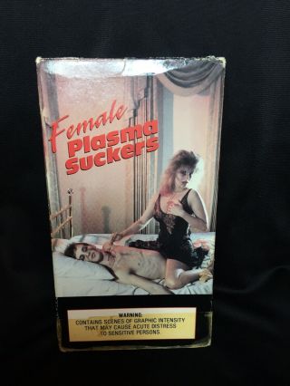 Female Plasma Suckers Vhs Movie Cult Classic Vhs 1988 (rare) &