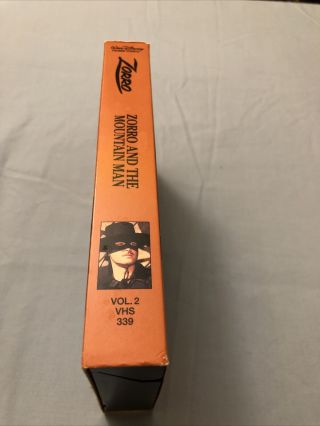 Disney - Zorro and the Mountain Man Vol 2 (1st Edition) Rare Paper Label 2