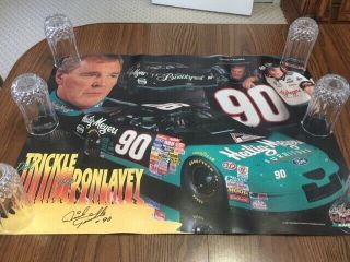 Rare - Dick Trickle 90 Autographed Poster - Heilig - Meyers