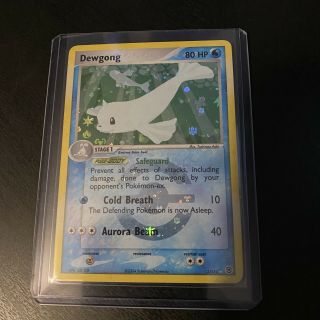 Dewgong 3/112 Ex Fire Red And Leaf Green Holo Rare Pokemon Card