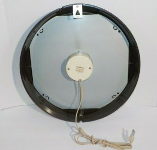 Rare Face Vintage 1960 ' s General Electric Wall Clock 13” GE Model 2012 3
