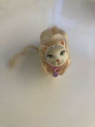 Vintage Barbie Kitty Fun Marshmallow Cat With Long Hair