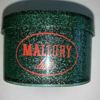 Vtg Very Rare Colorful Salesman Sample/presentation Mallory Hat And Box