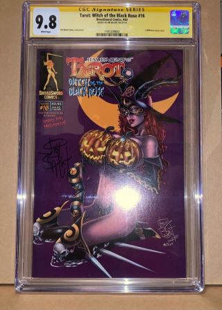 Tarot Witch Of The Black Rose Cgc Ss 9.  8 Signed By Jim Balent/ Cover/ Rare