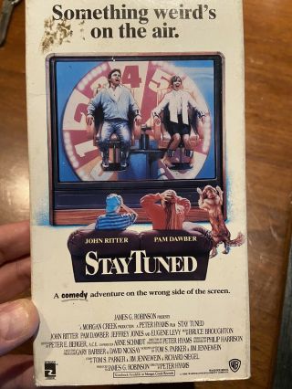Stay Tuned (1992) Vhs (pam Dawber,  John Ritter,  Eugene Levy) Htf Oop Rare