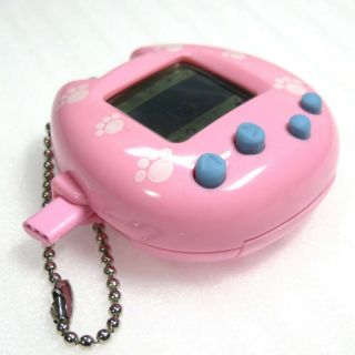 Rare Neko Unjyatta Pink Virtual Pet Tamagotchi Style Takara Kitty 1997 F/S 2