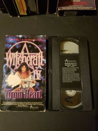 Witchcraft Iv: The Virgin Heart (vhs,  1992) Occult Supernatural Horror Rare Oop