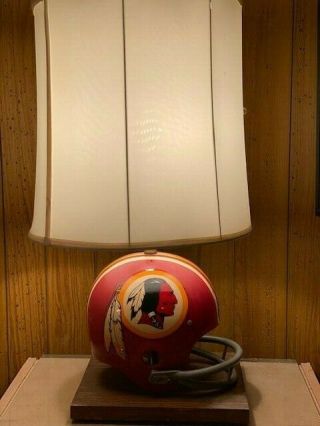 Washington Redskins 1970s Riddell Kra - Lite Football Helmet Lamp - Vintage,  Rare