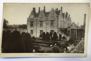 St Fagans Castle Near Cardiff Wales Antique Early 20th Century Postcard