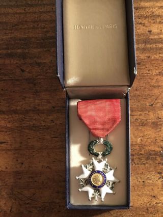 French Medal Knight Grade Legion Of Honor Indochina Rare Poincon
