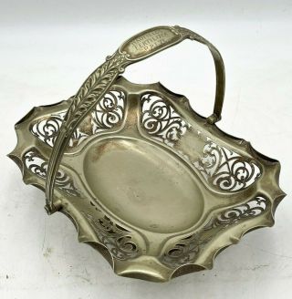 Antique Silver Plated Ornate Tray Engraved Hadfields Fertilizer Prize