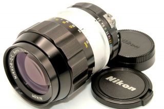 Rare,  Nikon Ai Nikkor Q C Auto 135mm F/3.  5 Portrait Lens Cap Japan