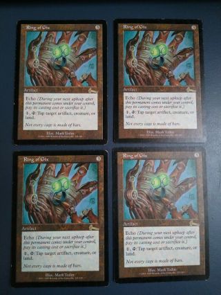 4x Ring Of Gix X4 - Urza 