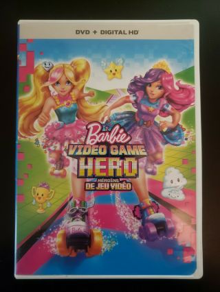 Barbie: Video Game Hero Rare Kids Dvd With Case & Cover Art Buy 2 Get 1