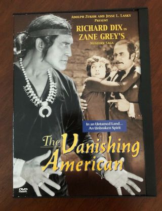 The Vanishing American (dvd,  2000,  Image Entertainment) Rare,  Oop,  Like