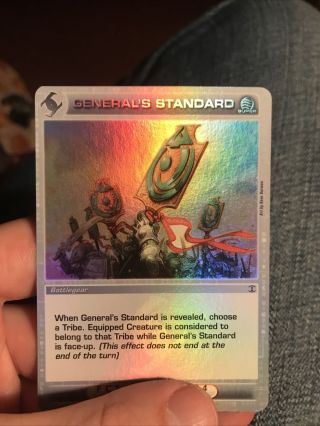 Chaotic Tcg Forged Unity General’s Standard Rare Lp/nm
