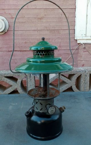 Vintage Coleman Lantern 12/51 Sunshine Of The Night Model 228e As - Is