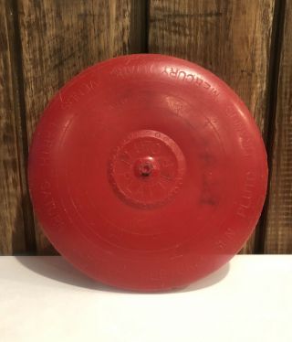 Vintage Wham - O Frisbee Pluto Platter 1959? Red Flying Frisbee - Rare