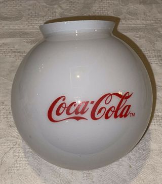 Rare Vintage Coca - Cola Ceiling Fan Replacement Globe Coke