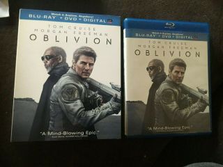 Oblivion (blu - Ray/dvd,  2013,  2 - Disc Set),  Outer Slip Case 2015 Tom Cruise Rare
