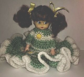 Doll Air Freshener Rare Crochet Vintage Crochet Dress Dresser Cone Actual