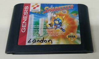 Sparkster Sega Genesis Game Rare Authentic