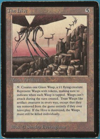 The Hive Beta Heavily Pld Artifact Rare Magic Mtg Card (id 158191) Abugames