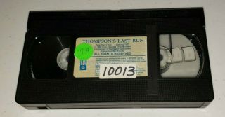 Thompson ' s Last Run VHS Robert Mitchum Wilford Brimley RARE 1990 Star Video 3