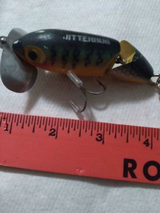 Vintage Fred Arbogast Jointed Jitterbug Topwater Lure Old Fishing Lures Bass Wow