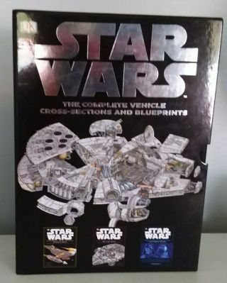 Star Wars The Complete Vehicle Cross Sections And Blue Prints Book Rare