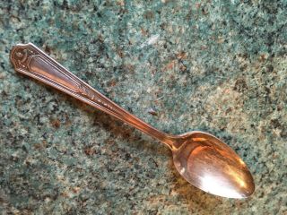VINTAGE,  LOVELY SET OF 6 SILVER PLATED,  EPNS ART DECO COFFEE SPOONS,  VERY CUTE. 2