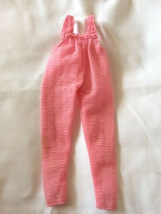 Vintage Sindy 1983 Boutique Candy Stripe Pink Dungarees 44017