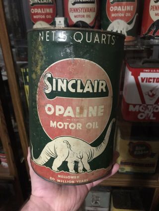 Rare 5qt Sinclair Dino Oil Can