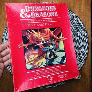 Vintage Rare 1983 Dungeons & Dragons Tsr Set 1: Basic Rules Books