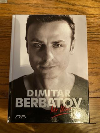 My Way - Dimitar Berbatov Manchester United Rare Signed Autobiography