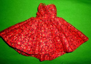 Vintage 1960s Full Circle Dress To Fit Barbie Probably Made For 10 " Doll