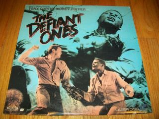 The Defiant Ones Laserdisc Very Rare Great Film W/trailer