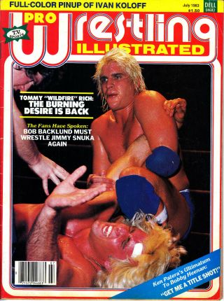 Pro Wrestling Illustrated July 1983 Ric Flair / Tommy Rich Cover