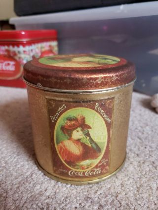 Vintage Rare Collectable Coke Coca Cola Tin Container