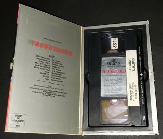 Youngblood VHS 1986 MGM Big Box RARE Patrick Swayze Rob Lowe ' 80s Hockey Drama 2
