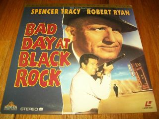 Bad Day At Black Rock Laserdisc Ld Widescreen Format Very Rare W/trailer