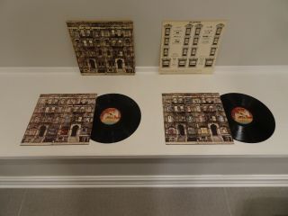 Vg,  Led Zeppelin Physical Graffiti Lp Rare Complete 1975 Prc W/ Inners Ii Iii