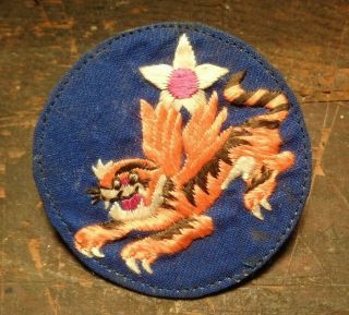 Rare Wwii Vintage 14th Aaf Patch Chinese Theater Made Flying Tigers