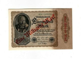 Xxx - Rare 1 Billion Mark Weimar Inflation Banknote 1922 Unc