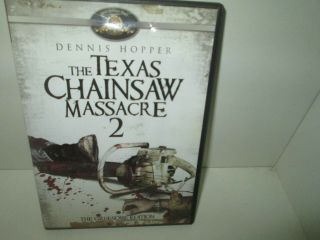Tobe Hooper Texas Chainsaw Massacre 2 Rare Horror Dvd Dennis Hopper 1986