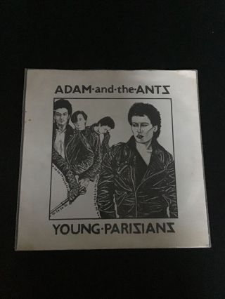 Adam And The Ants Young Parisian Rare Goth Post Punk Wave Uk Single 7”
