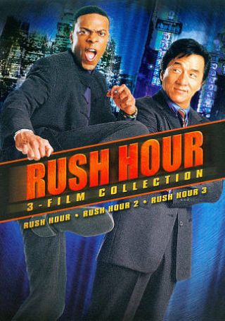 Rush Hour 1 2 & 3 Rare Action Trilogy Dvd Set Jackie Chan Chris Tucker