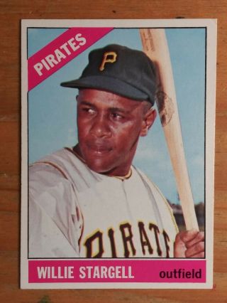 1966 Topps Willie Stargell Pittsburgh Pirates 255 Baseball Card